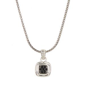 John Hardy Black Sapphire Pendant Necklace